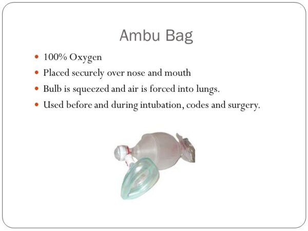 AMBU BAG (Positive pressure delivery device) - Image 2